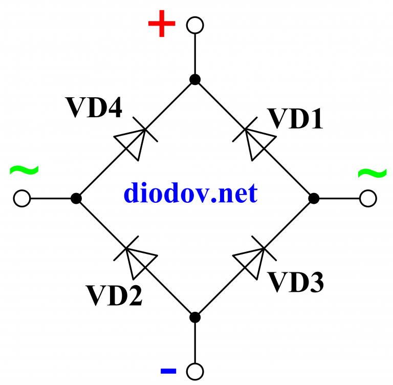 Как проверить диодный мост мультиметром ⋆ diodov.net